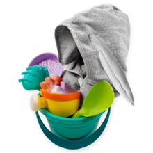 PONCHO NEONATO IN CONFEZIONE REGALO 