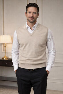 PULLOVER ELEGANTE SMANICATO CON SCOLLO A V 