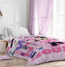 QUILT 1 PIAZZA MINNIE MICROFIBRA CM 160X260 