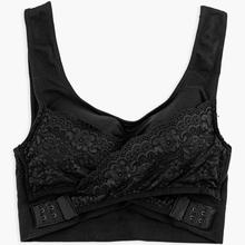 REGGISENO CON COPPE IMBOTTITE IN MICROFIBRA E PIZZO 