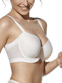 REGGISENO IN PIZZO CON CUCITURE LASER 