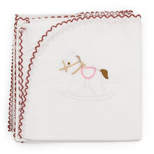 SET 3 QUADRATI DI MUSSOLA IN PERCALLE 100% COTONE 