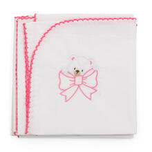 SET 3 QUADRATI DI MUSSOLA IN PERCALLE 100% COTONE 