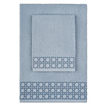 SET ASCIUGAMANI + 1 OSPITE VISO CM 55X100 E OSPITE 40X55 