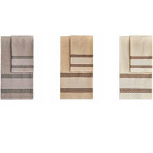 SET ASCIUGAMANI + 1 OSPITE VISO CM 55X100 E OSPITE 40X55 