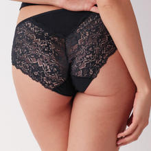SLIP DONNA PIZZO COTONE ELASTICIZZATO 