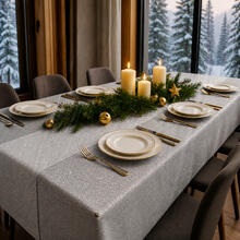 TOVAGLIA NATALE ANTIMACCHIA X 18+RUNNER CM140X240 E 40X240 