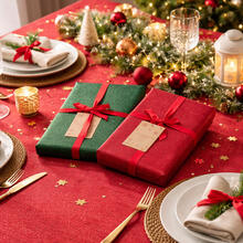 TOVAGLIA NATALE ANTIMACCHIA X6 CM 140X180 