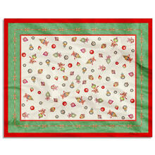 TOVAGLIA NATALIZIA X 6 CM 140X180  IN GOBELIN 