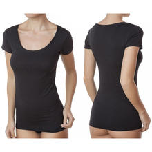 T-SHIRT MEZZA MANICA COTONE ELASTICIZZATO 