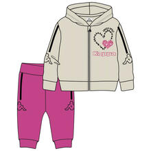 TUTA NEONATO LAYETTE KAPPA INVERNALE CON CAPPUCCIO E ZIP 