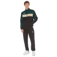 TUTA UOMO FELPA GARZATA FULL ZIP 