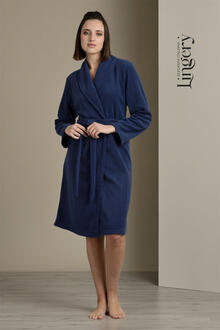 VESTAGLIA DONNA SCIALLATA IN PILE IN BUSTA 