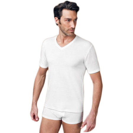 maglia-uomo-mezza-manica-lana-e-cotone-a-punta