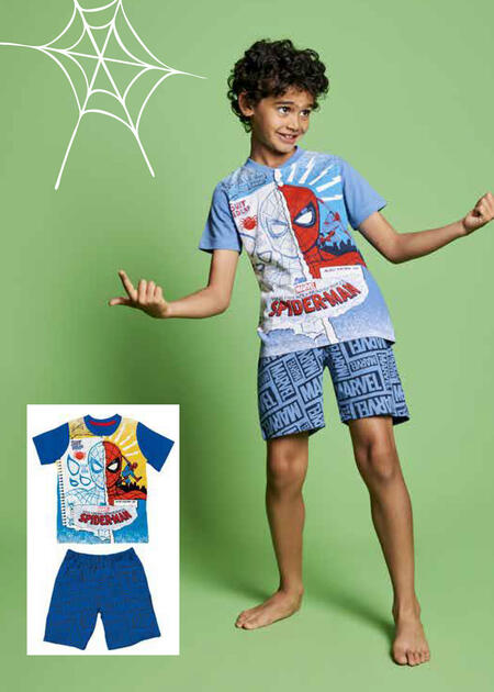 pigiama-bimbo-corto-spiderman-66645