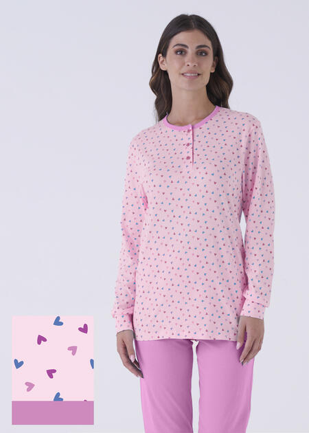 pigiama-donna-lungo-jersey-in-scatola-66025