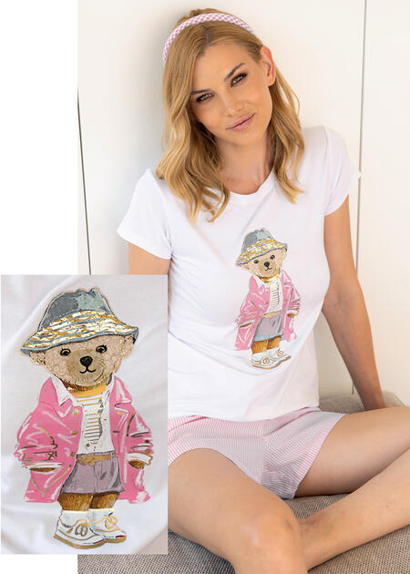 pigiama-donna-mezza-manica-in-jersey-e-pantaloncino-in-tela