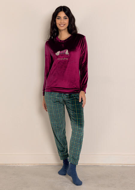 pigiama-donna-velour-62900