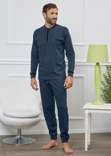 pigiama-uomo-lungo-jersey-con-polsini