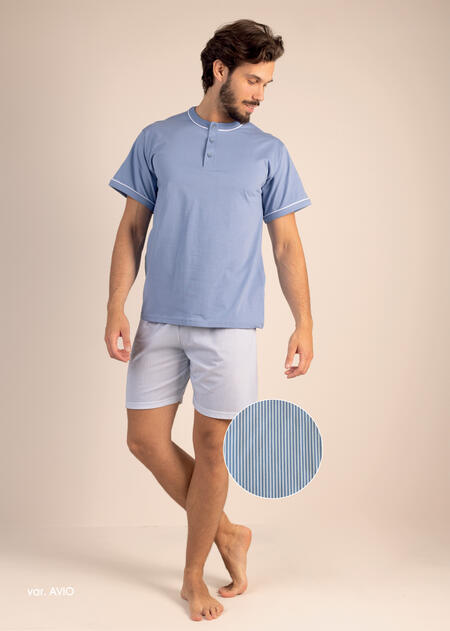pigiama-uomo-mezza-manica-pantaloncino-66413