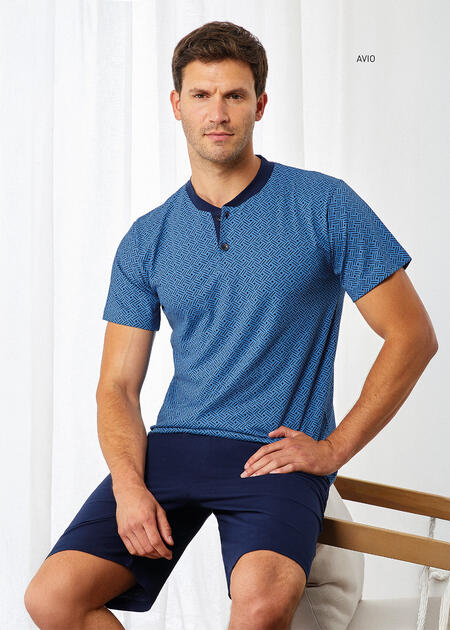 pigiama-uomo-mezza-manica-pantaloncino-66404