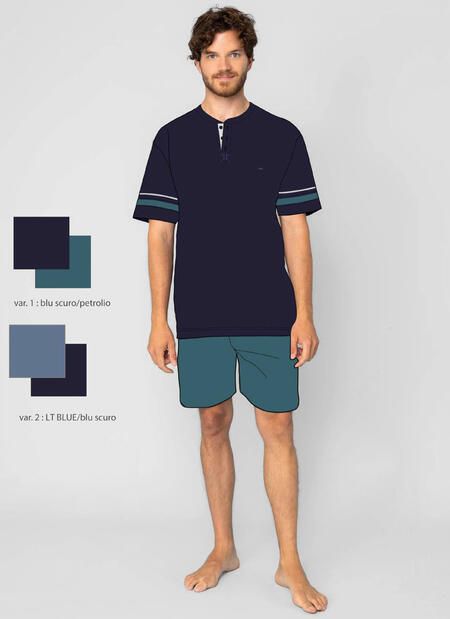 pigiama-uomo-mezza-manica-pantaloncino-61814