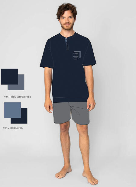 pigiama-uomo-mezza-manica-pantaloncino-61815