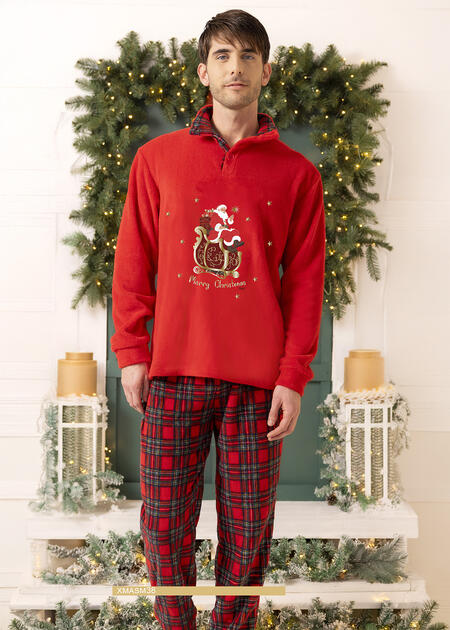 pigiama-uomo-natalizio-coral