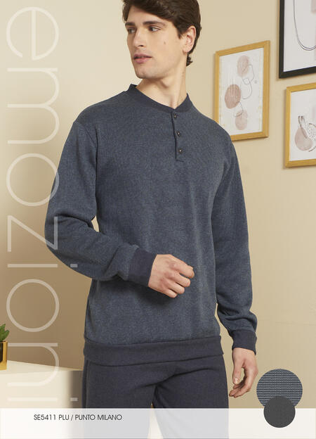 pigiama-uomo-punto-milano-con-bordi-polso-e-caviglia-55308