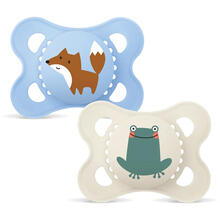 2 SUCCHIETTI 2-6 MESI SILICONE MAM ORIGINAL 