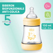 BIBERON ANTICOLICA P5 NEUTRO 150 ML FLUSSO LENTO SILICONE 