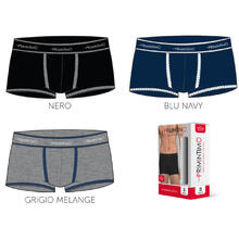 BOXER UOMO COTONE ELASTICIZZATO ELASTICO INTERNO 