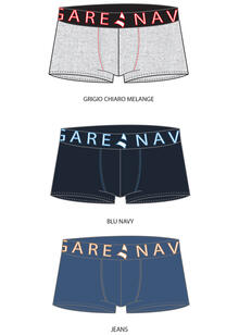 BOXER UOMO MODA IN COTONE ELASTICIZZATO 