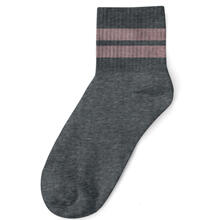 CALZINO CORTO TENNIS RIGHE CALDO COTONE 