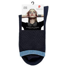 CALZINO DONNA MODA SMOLLATO TAGLIO VIVO 