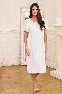 CAMICIA DA NOTTE DONNA MEZZA MANICA 