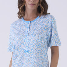 CAMICIA DA NOTTE DONNA MEZZA MANICA 