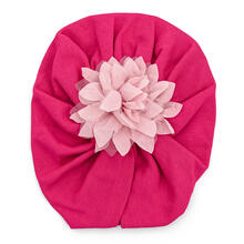 CAPPELLINO NEONATA ESTIVO MODELLO TURBANTE 