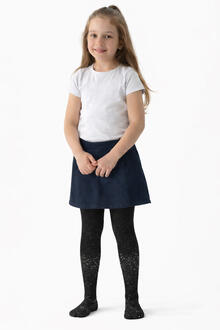 COLLANT BIMBA CALDO COTONE LUREX NATALIZIO 