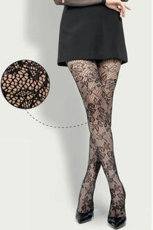 COLLANT DONNA RETE APERTA PIZZO 