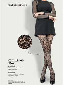 COLLANT DONNA RETE APERTA PIZZO 