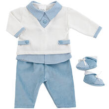 COMPLETINO INVERNALE NEONATO + SCARPETTE 