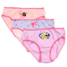CONFEZIONE 3 PAIA SLIP BIMBA COTONE BARBIE 