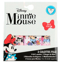 CONFEZIONE 3 PAIA SLIP BIMBA COTONE MINNIE 