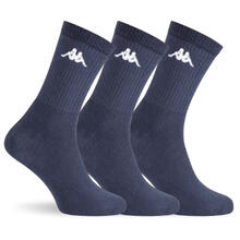 CONFEZIONE 3 PZ CALZA TENNIS SPUGNA CON LOGO KAPPA 