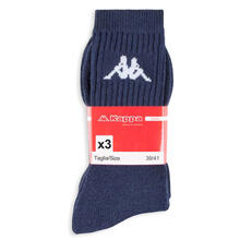 CONFEZIONE 3 PZ CALZA TENNIS SPUGNA CON LOGO KAPPA 