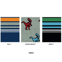 CONFEZIONE 3 PZ CALZINO BIMBO COTONE ELASTICIZZATO 