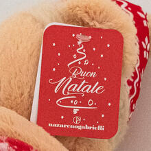 CONFEZIONE REGALO NATALIZIA COPERTA PILE+PUPAZZO 24CM 