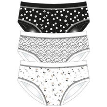 CONFEZIONE SLIP 3 PEZZI FANTASIA CON BORDINO 