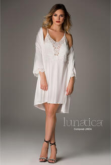 COORDINATO PARURE SOTTOVESTE+ VESTAGLIETTA SATIN 